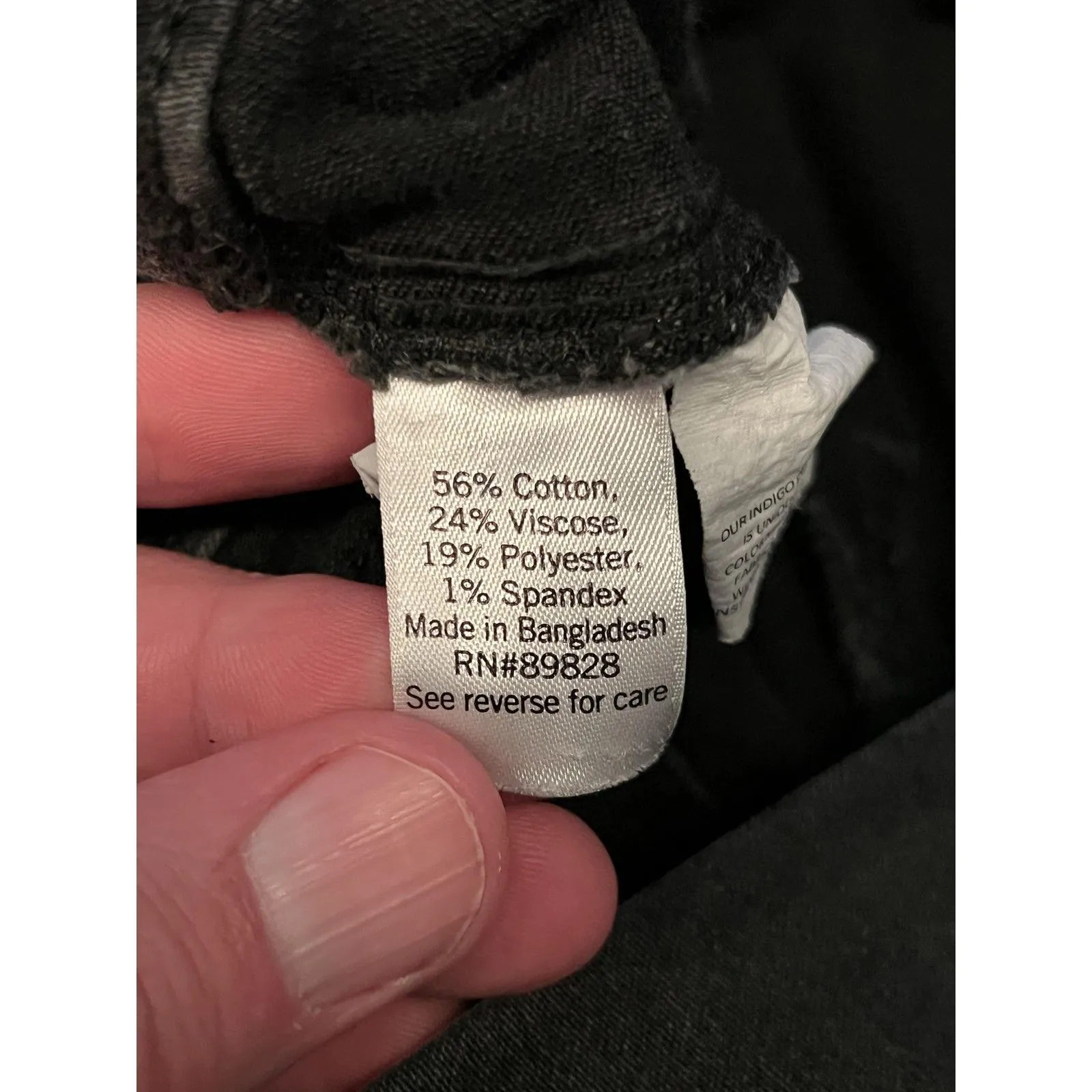 Nine West Jeans Womens 6 Black Charcoal Super Skinny Jeggings Pull On Stretch - Image 8