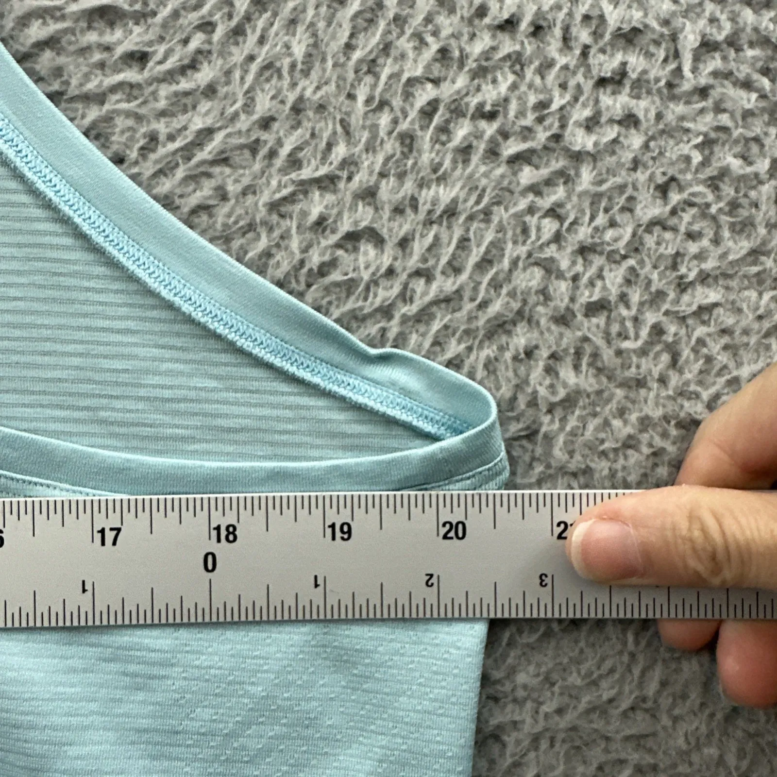 Lululemon Swiftly Tech Racerback Tank Top 2.0 Race Length Cyan Blue Women's 14 - Image 4