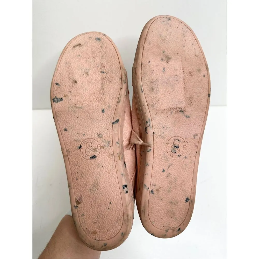 Treasure & Bond Shoes Womens Size 6.5 Sneakers Monroe Canvas Coral Flecked Sole - Image 10