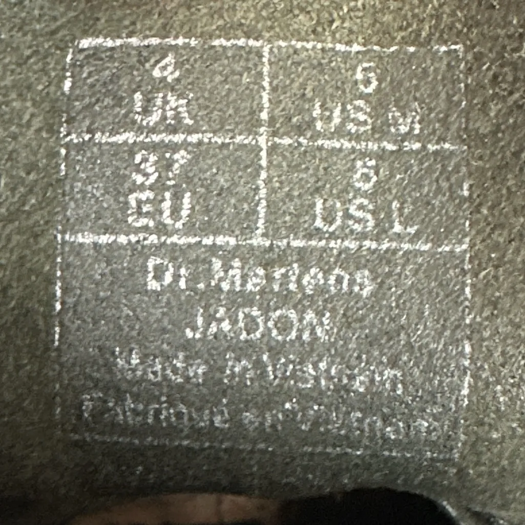 DR. MARTENS Jadon Smooth Leather Platform Boots - Image 8