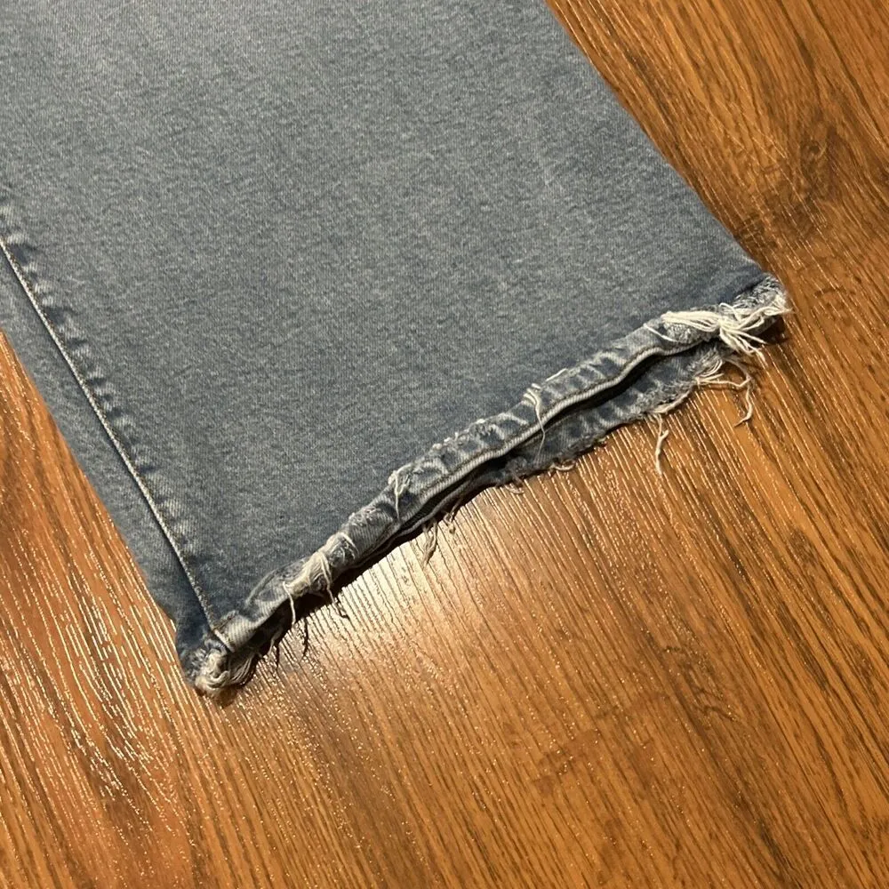 Good American Jeans Womens 26 Plus High Rise Legs Crop Mini Boot Blue Indigo - Image 5