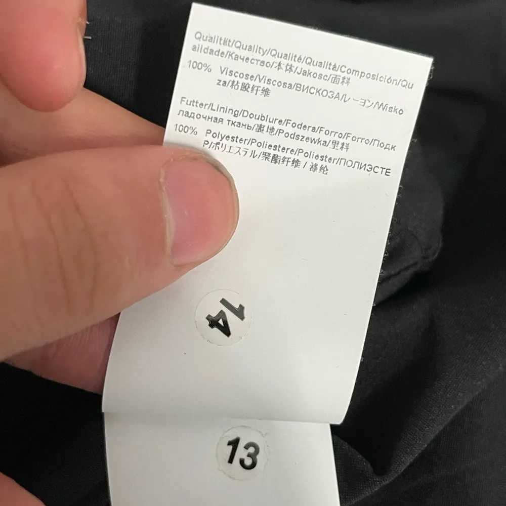 Hugo Boss Black White Green Emerald Surplice Neckline Viscose Dress Size Xs - Image 11