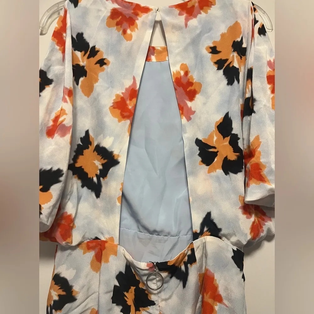 Opening Ceremony Bursting Diamond Silk Open Back Dress - Image 15