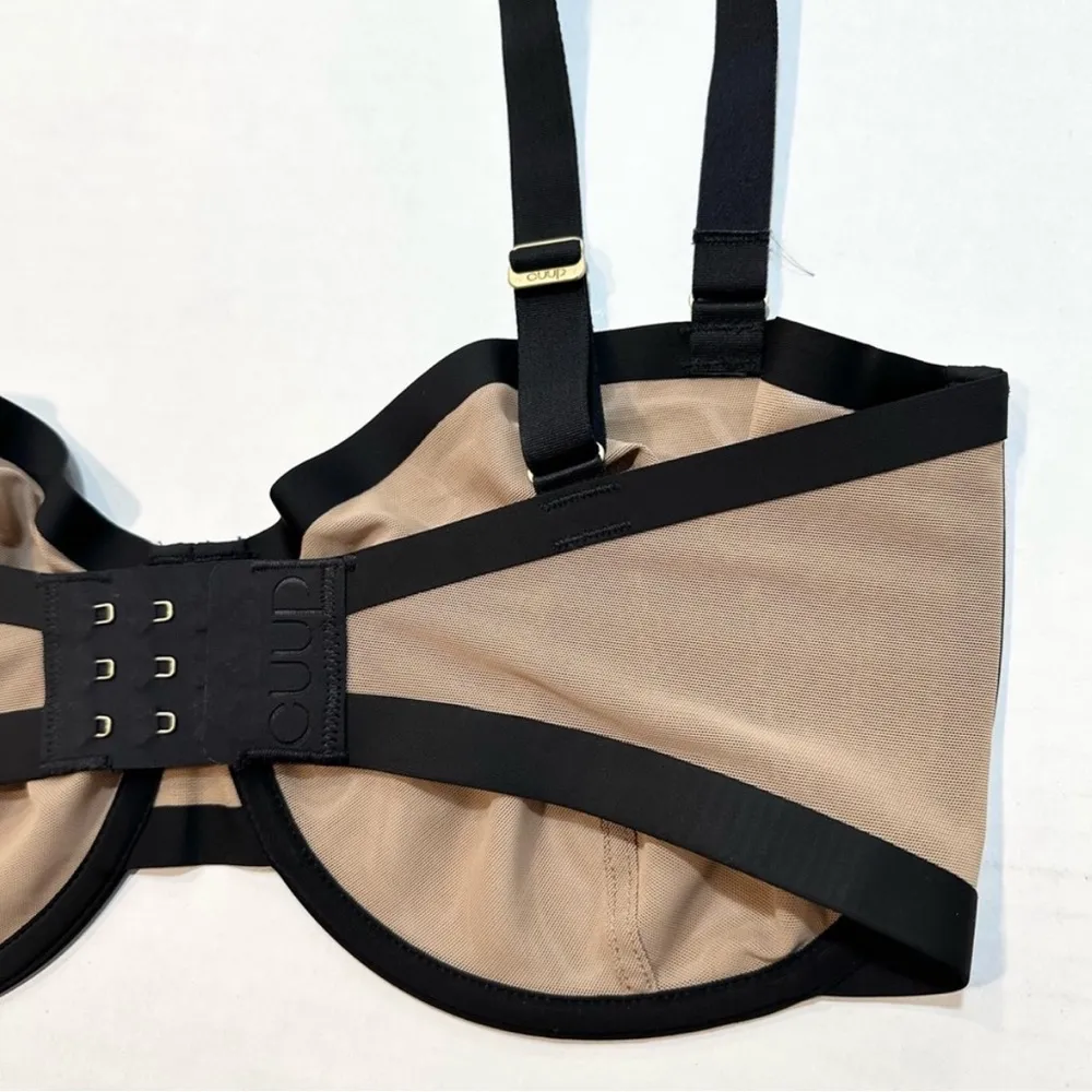 CUUP Mesh Balconette bra (sexy & classy) Tan - Image 6