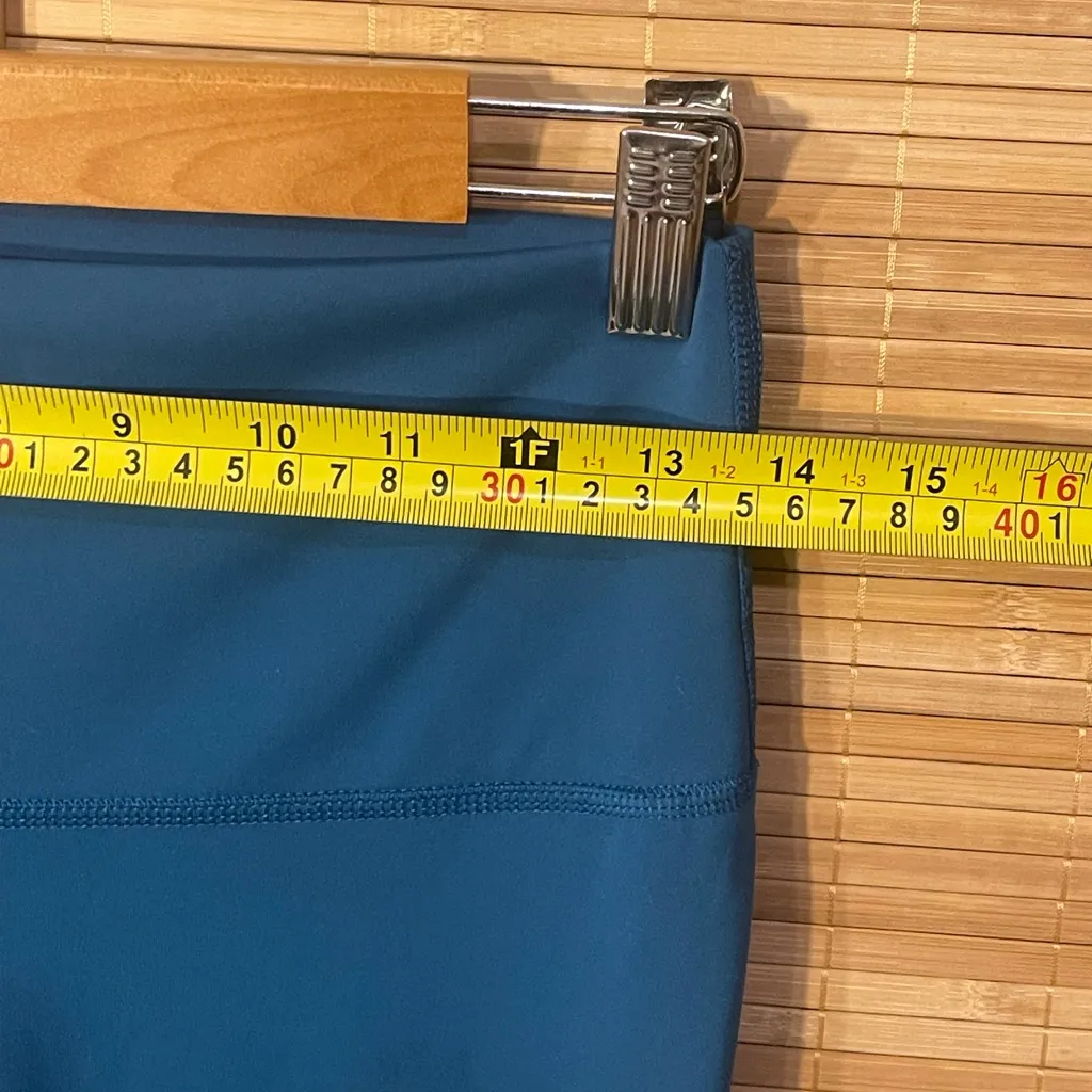 Nike yoga blue leggings pants woman’s large EUC - Image 6