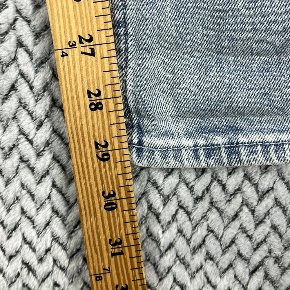 Hollister Curvy Ultra High Rise Mom Jeans Size 10R/30 Vintage Stretch Distressed - Image 7