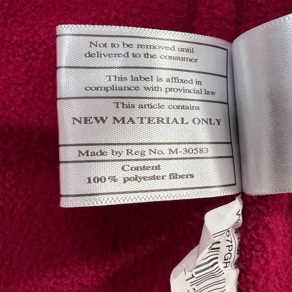 Berne Fleece Floral Quilted Full Zip Jacket Womens Large Pink Soft Cozy Outdoors - Image 8