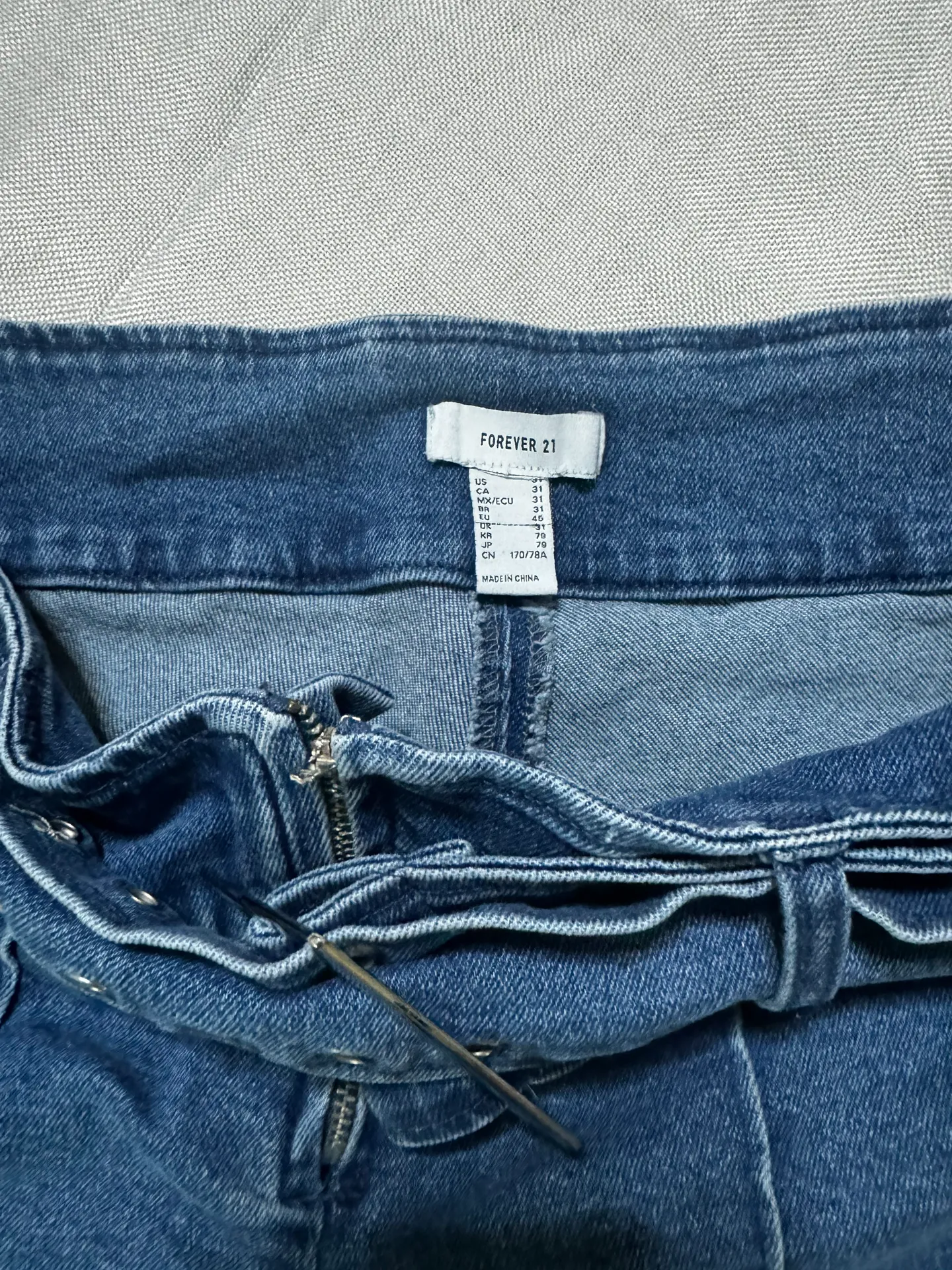 Low Rise Booty Denim Shorts  - Image 3