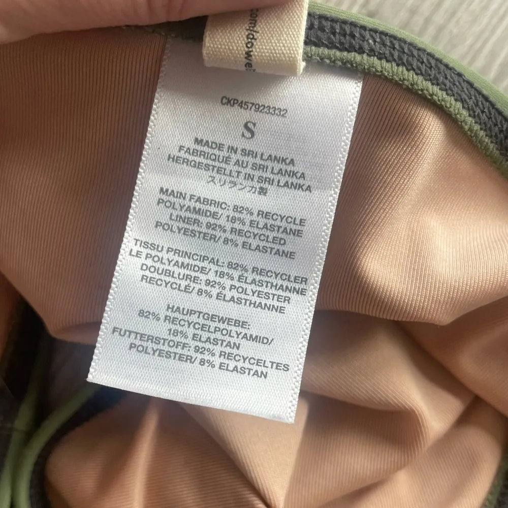 Madewell Women’s Sz Small Second Wave Bikini Top and Bottom in Faded Palm Green - Image 5