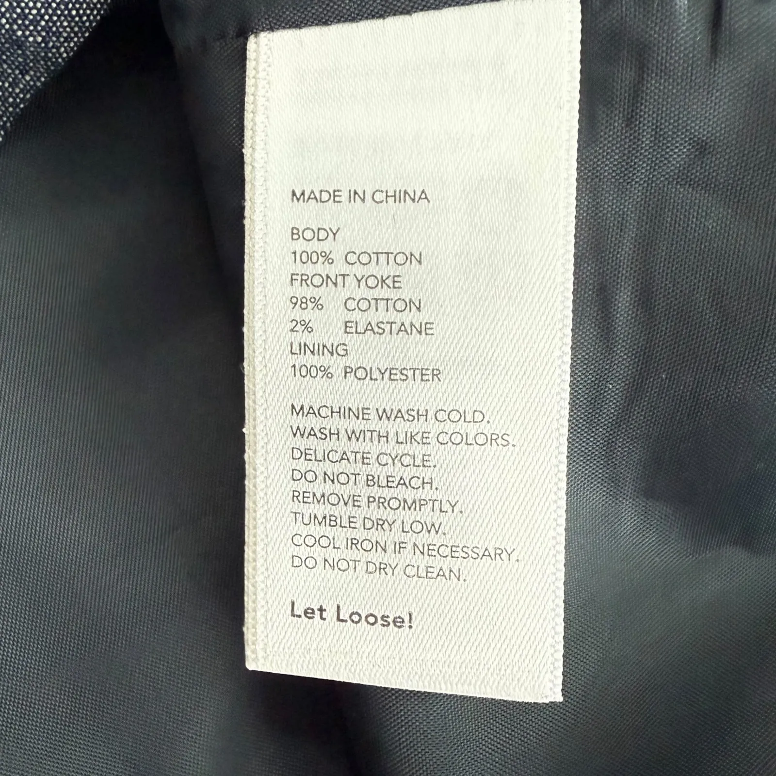 Kate Spade Saturday Dress Panel Embroidery V Neck Sleeveless Blue Cotton Size S‎ - Image 6