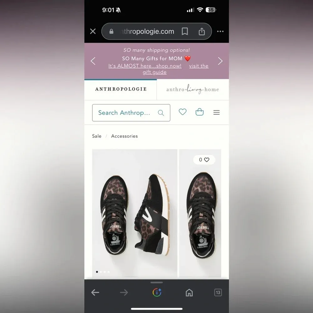 Tretorn Loyola Leopard-Printed Sneakers from Anthropologie size 8 - Image 4