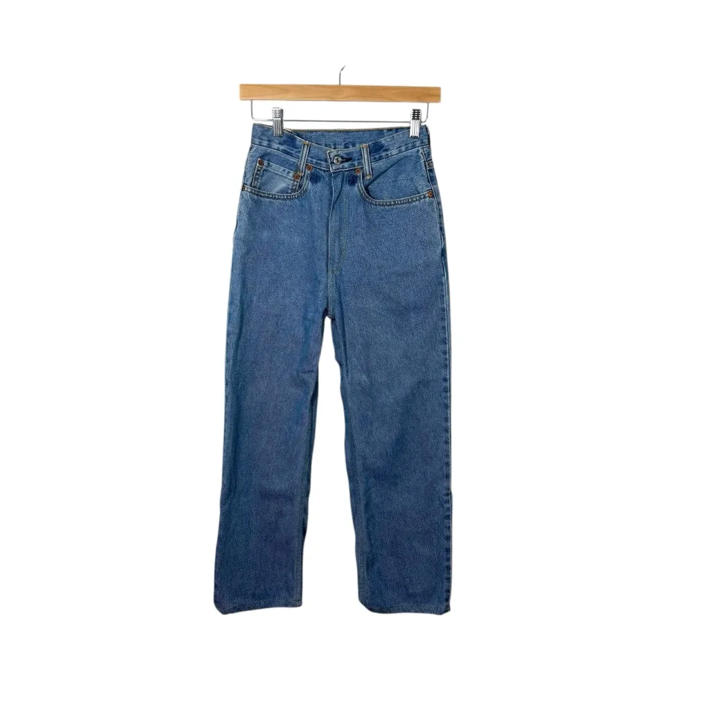 VINTAGE Levi’s Women’s 560 Baggy Loose Fit Jeans Light Wash 26 - Image 2