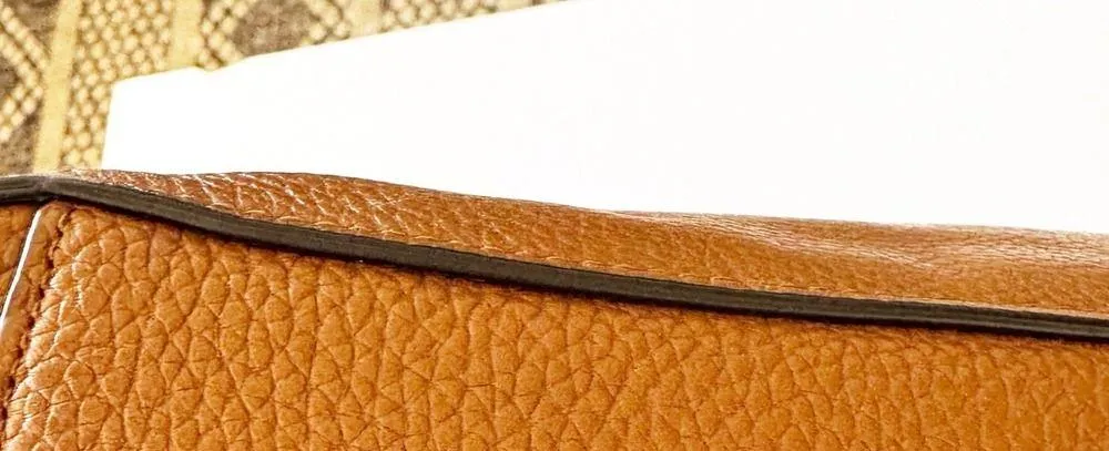 Kate Spade 'Kailee' Brown Pebbled  Leather Shoulder Bag Hobo Double Compartment - Image 13