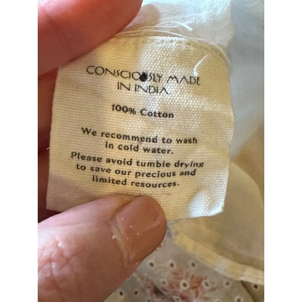 Maia Bergman Dress Women Extra‎ Small White Floral Print Boho Ines Wrap Mini Size XS - Image 12