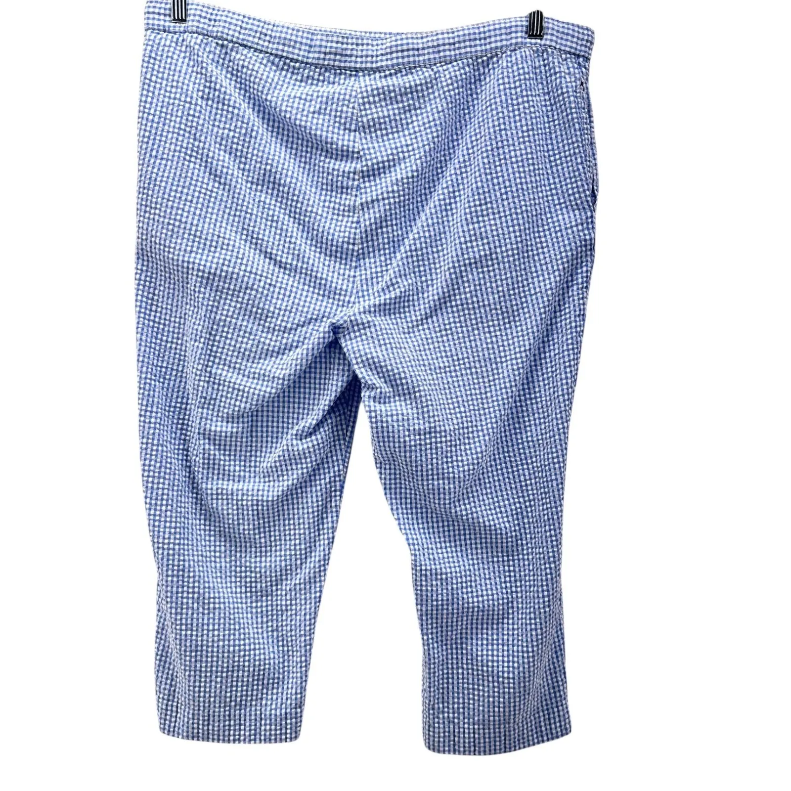 Quacker Factory Vintage‎ Capri Pants Set Blue Medium - Image 5