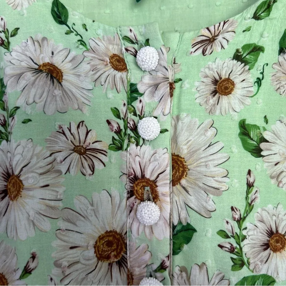 Farm Rio Mixed Floral Midi Dress in Multi Size Medium - Image 2