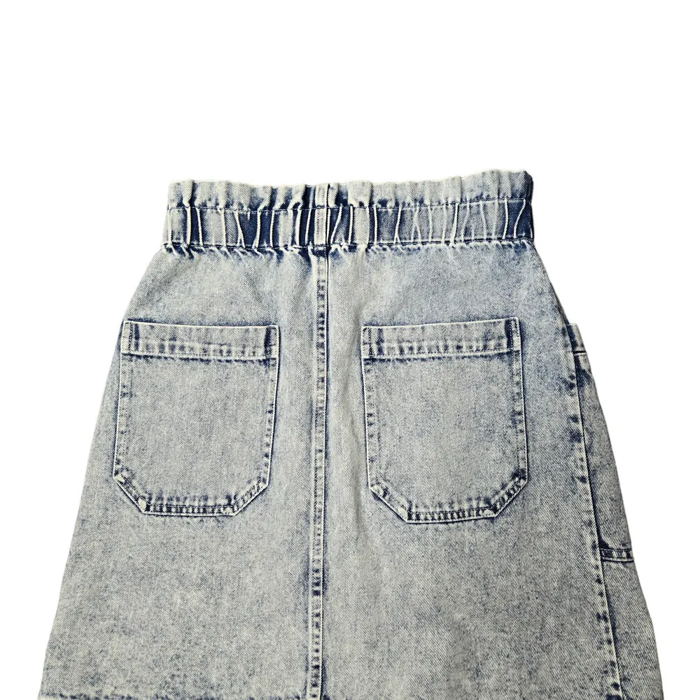 Sea New York Acid Wash Denim Skirt Blue Size 4 - Image 7