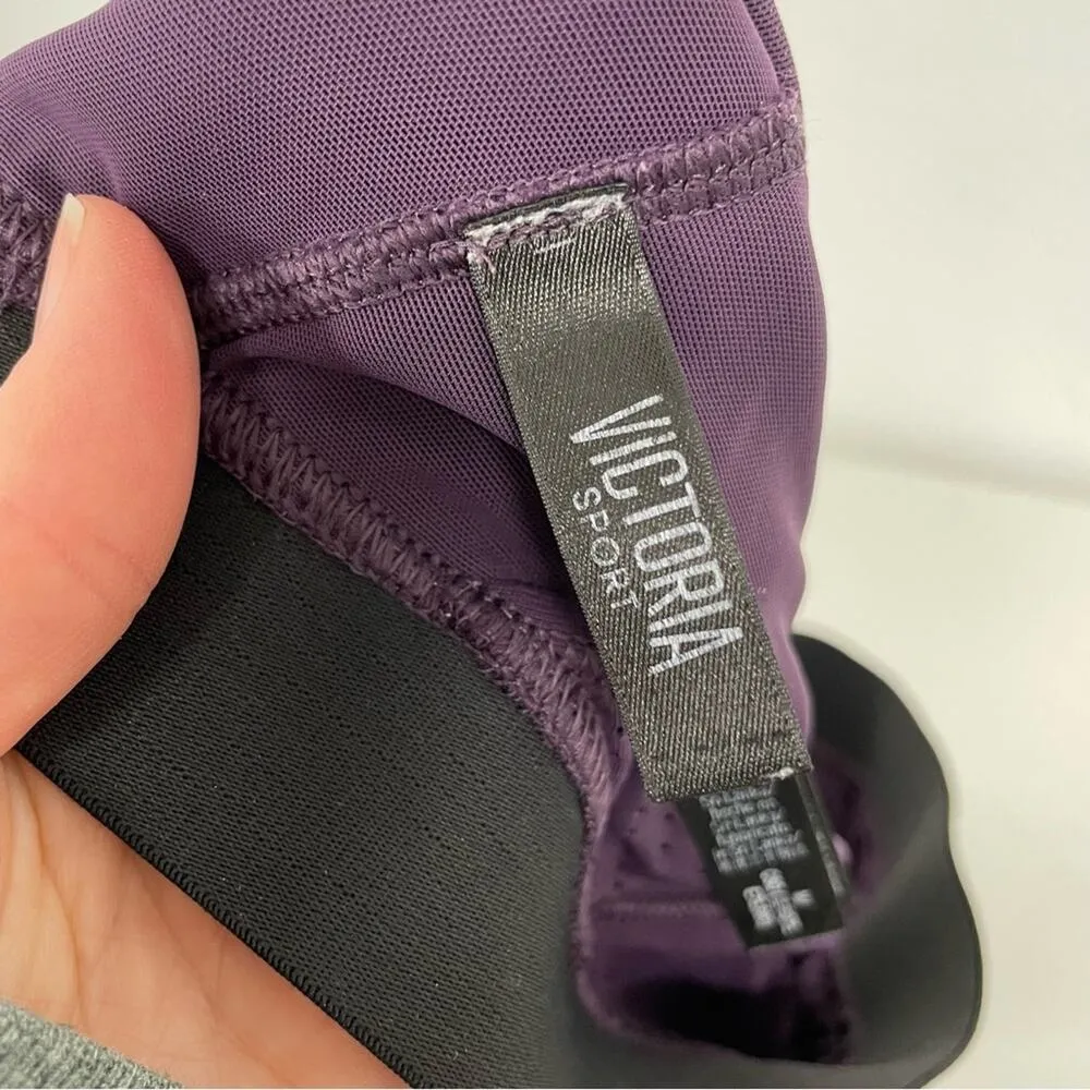 Victoria Secret Sport Purple Razor Back Sports Bra Womens M Gorpcore Athletic - Image 8