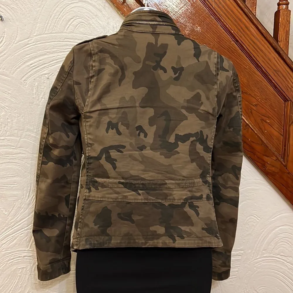 Camo Spring Jacket Diamond Style Studs size S - Image 4
