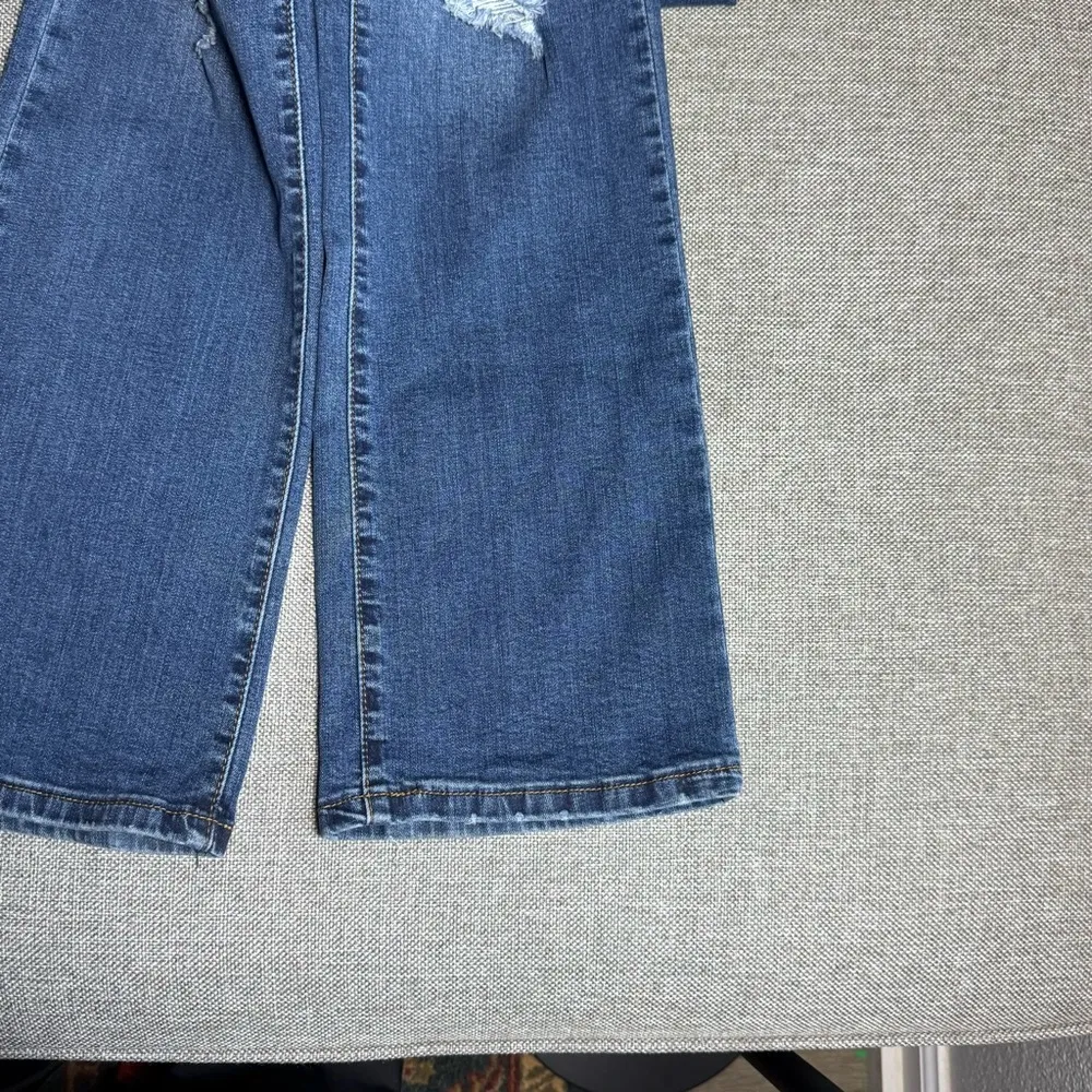 Lucky & Blessed Blue Distressed Women’s Jeans Size  12 - Image 9