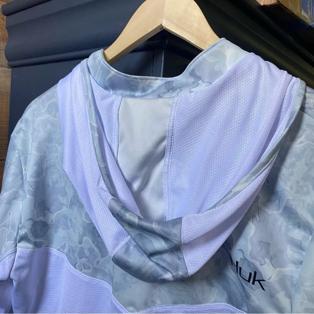 •Under Armor Huk quarter zip hooded pullover• Size XL - Image 3