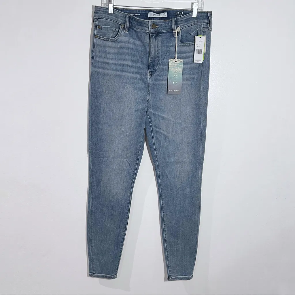 Stitch Fix Liverpool Abby High-Rise Ankle Skinny Jeans in Scenic Size 32/14 Tall - Image 3