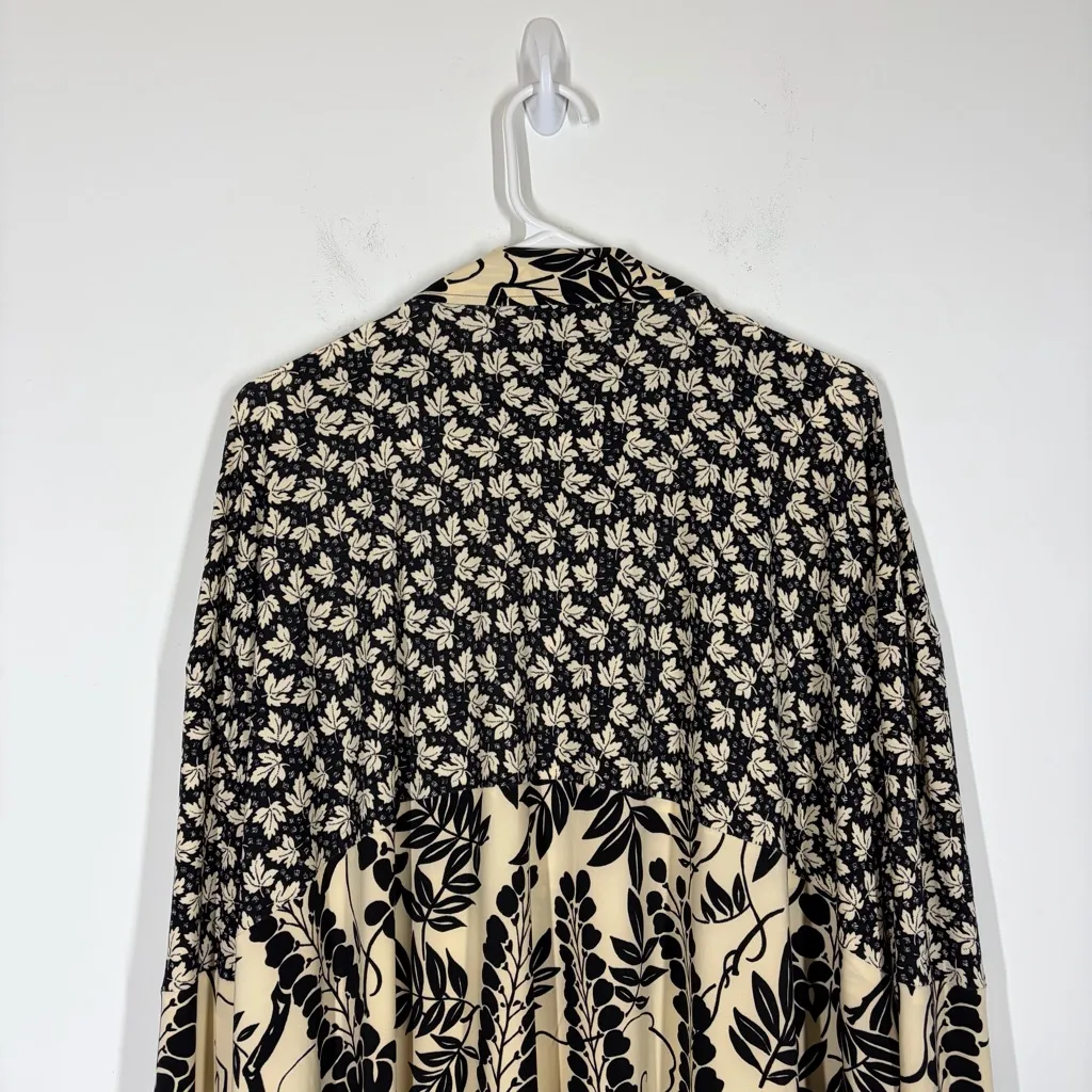 Norma Kamali Floral Mini Dress Size Large - Image 6