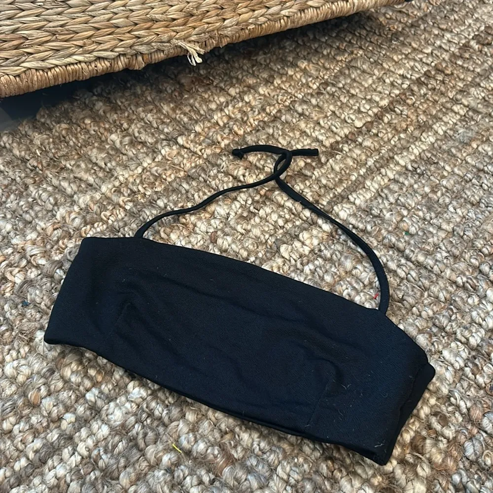 Nasty Gal Black Mini Halter Top Size 2 - Image 2