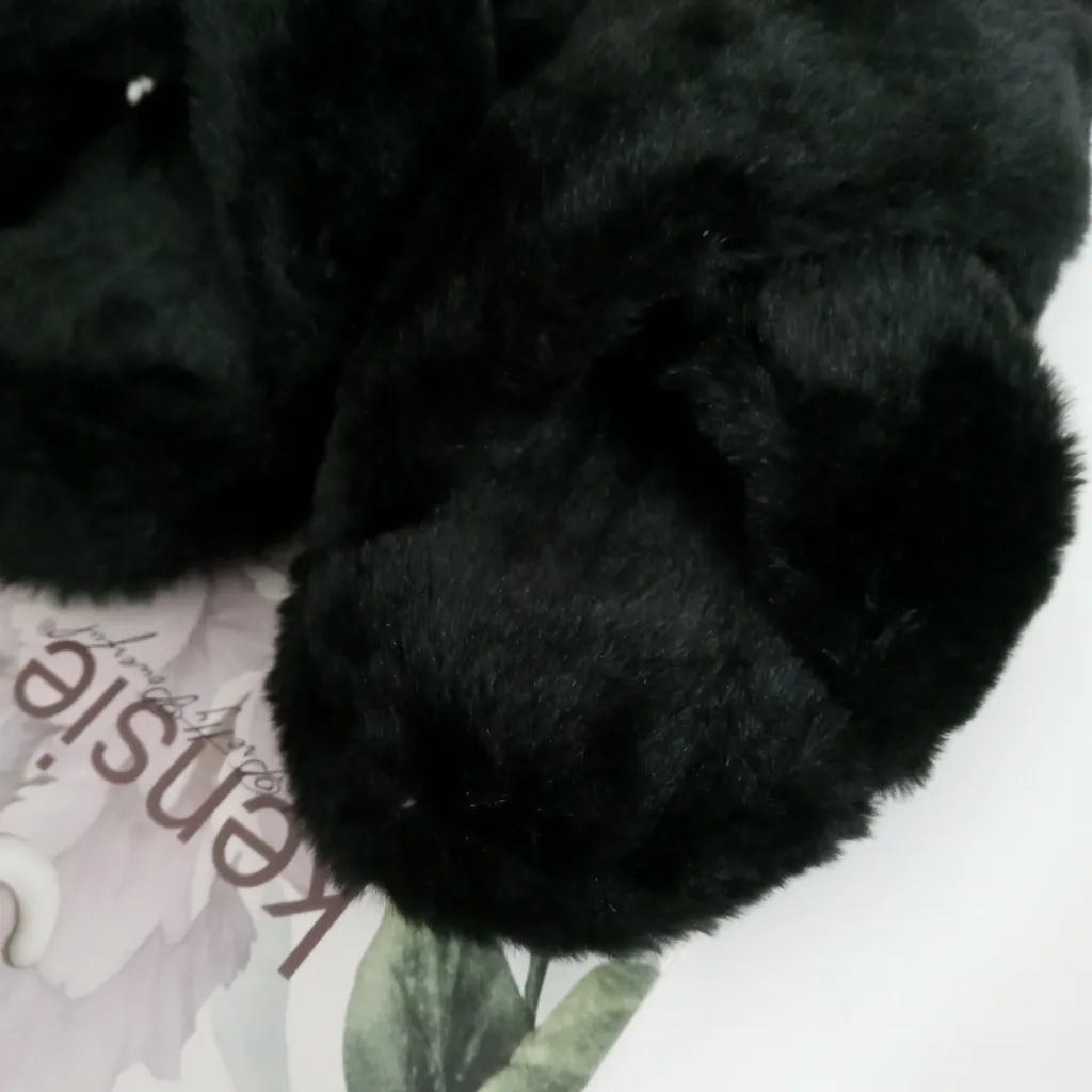 Kensie  Slippers Black/ Pink Color Size 10/11 NWT - Image 6