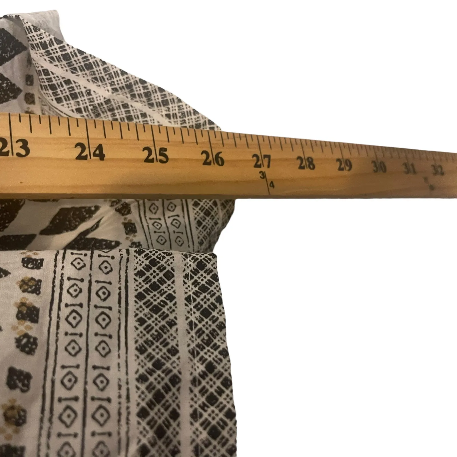 World Market NWT‎ Women's Size S/M White Boho Indian Cotton Blouse Size M - Image 9