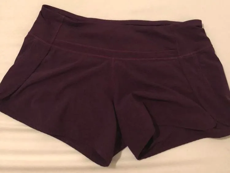 Lululemon Purple Athletic Shorts - Image 3