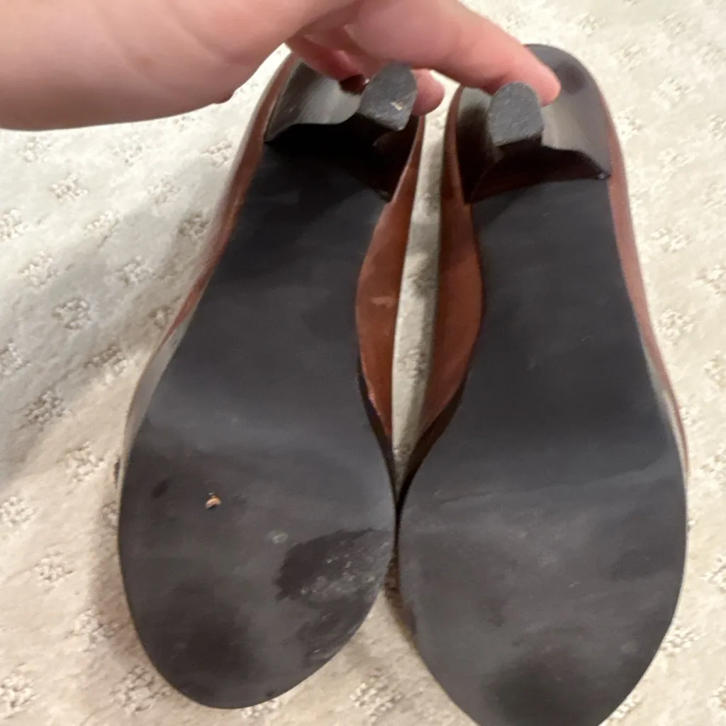 Michael Kors Brown Peep - Image 8