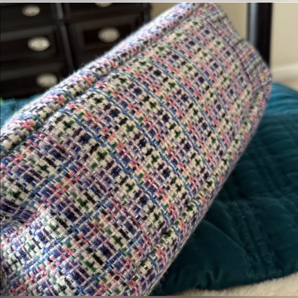 Coach Tweed Multi Color Wool Knit
Tote with Hangtag EUC - Image 5