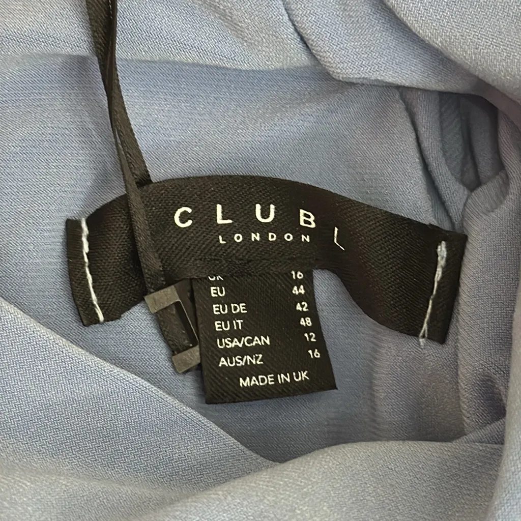 Club L London KIENNA
POWDER BLUE RUCHED HIGH - Image 9