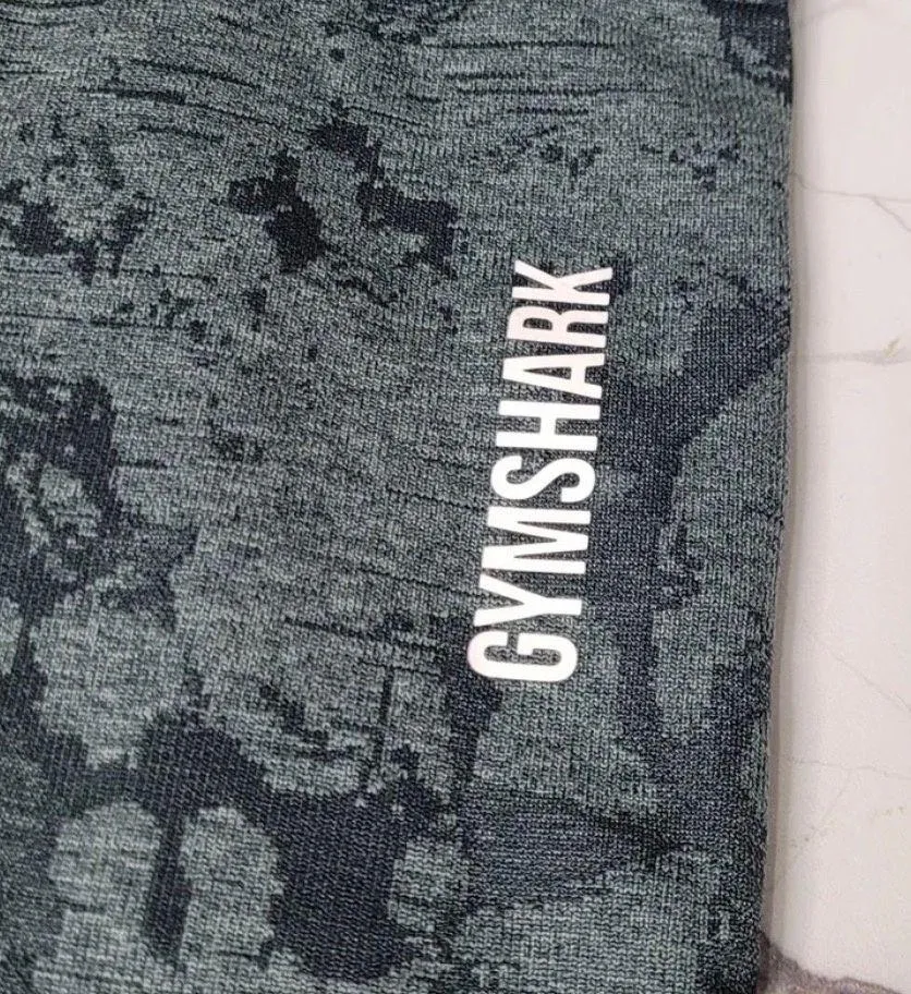 Gym Shark Adapt Grey and Black Seamless Butt-Scrunch Leggings - Image 7