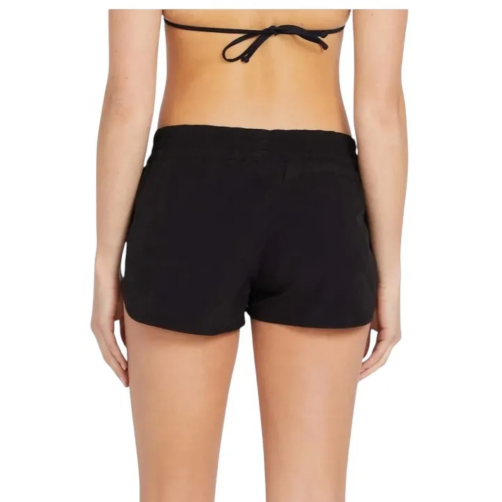NWT Women's Board Shorts Volcom Simply Solid 2 Black Size Large - Image 3