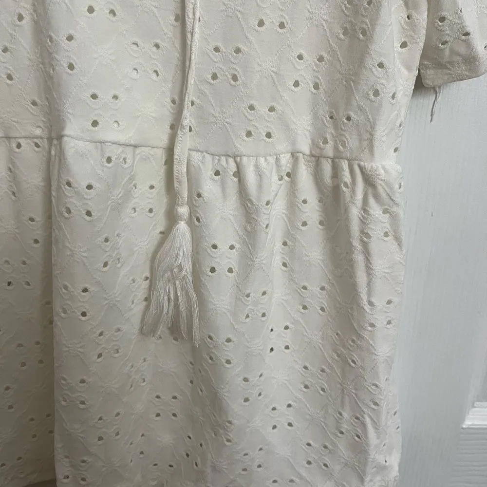 Cream Peplum Top from Bobeau. Size Small - Image 3