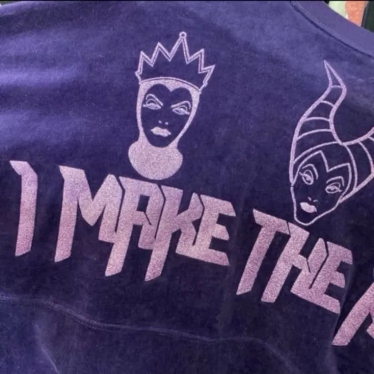 Disney parks evil queens villains velour spirit jersey S - Image 2