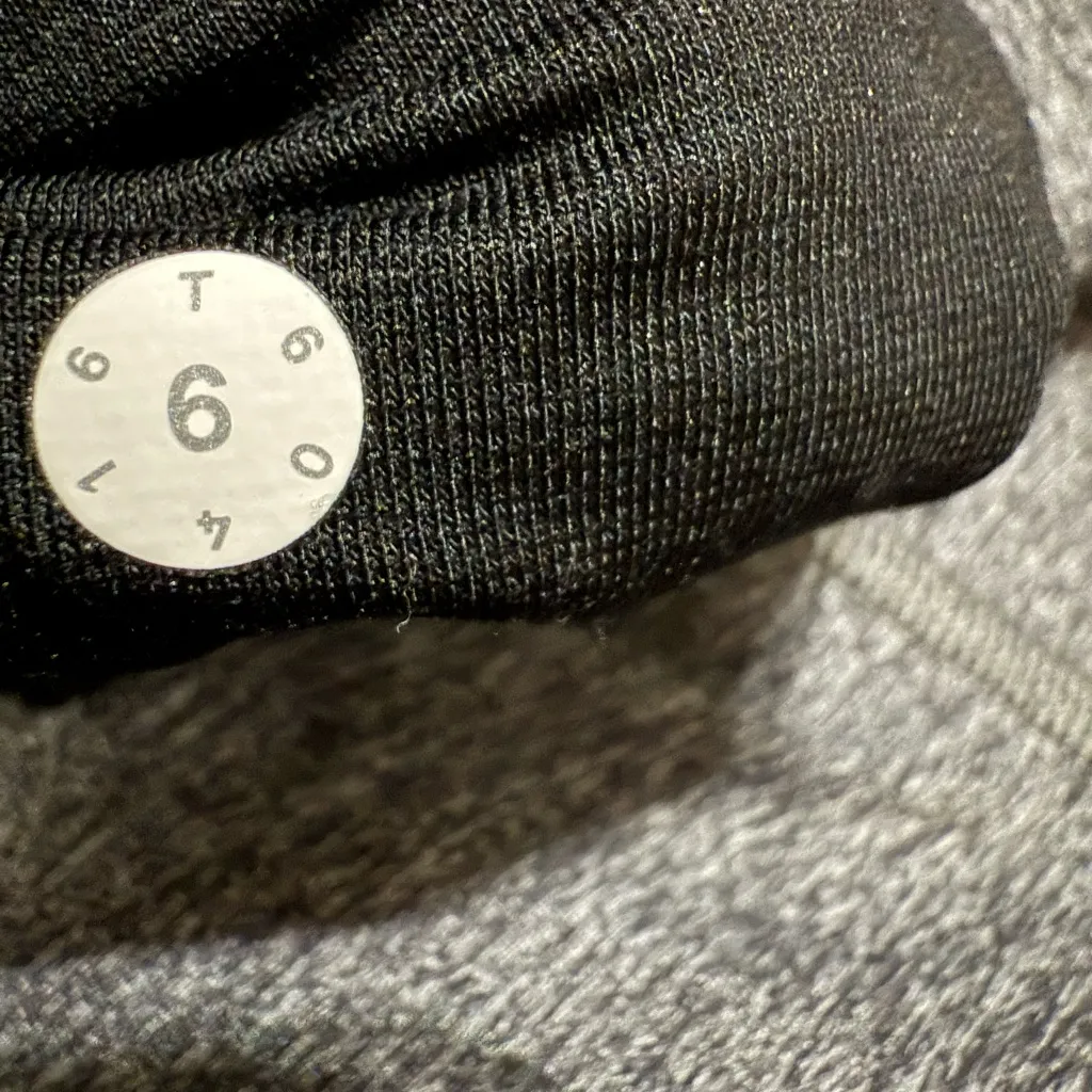 Lululemon Hit It Crop High Rise 7/8 Length Gray Leggings Cropped T60416 Sz 6 - Image 5