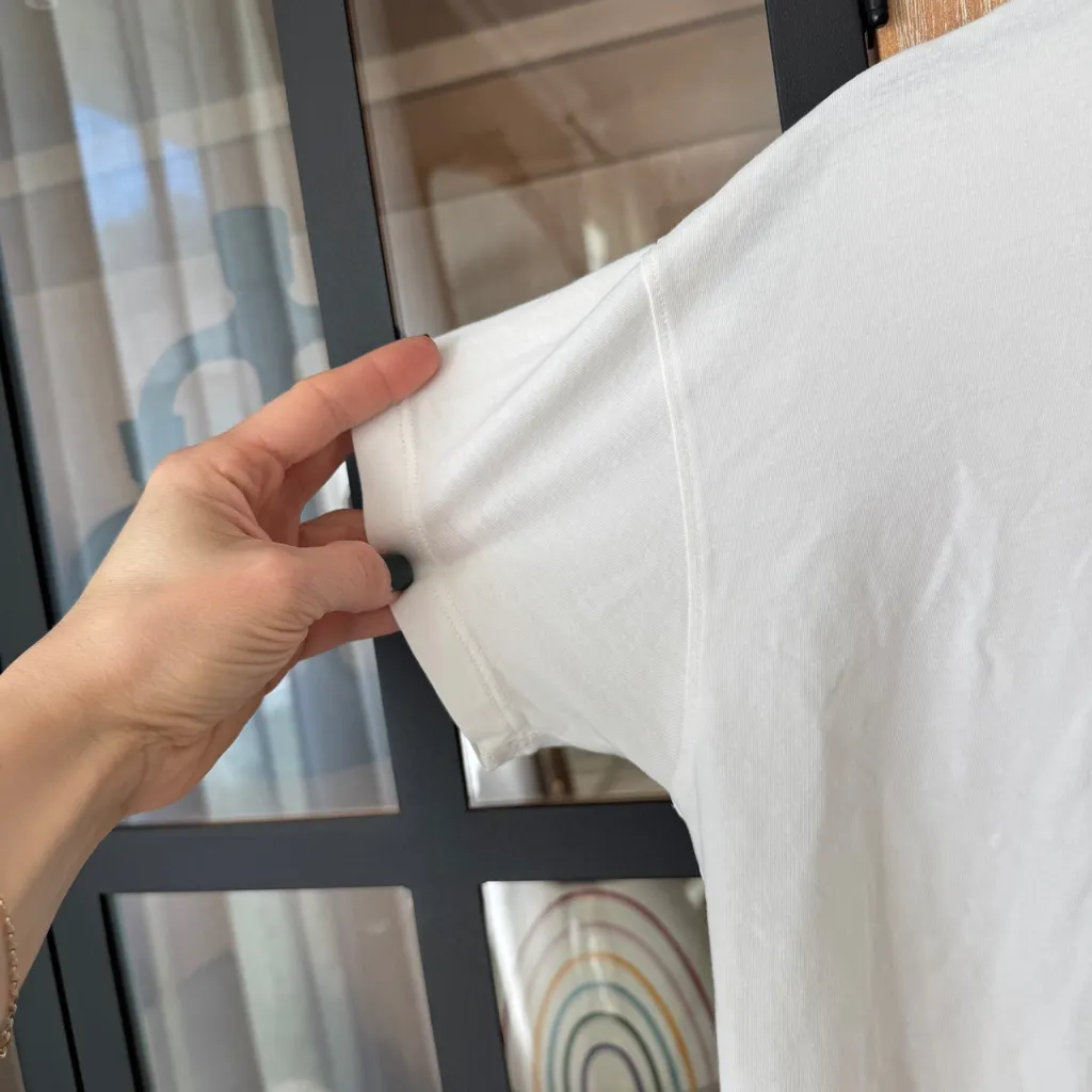 Lululemon Cates Crop Tee tshirt cropped top crewneck pima cotton short sleeve - Image 8