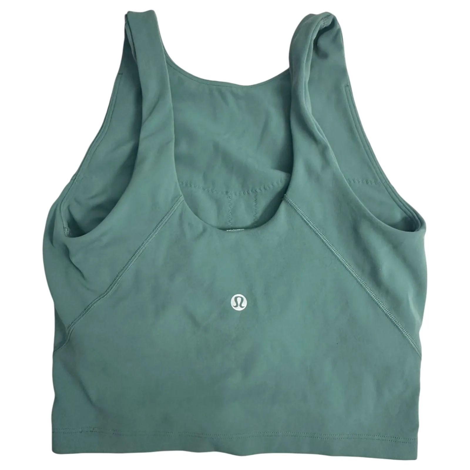 Lululemon Align High Neck Tank Top Tidewater Teal Blue Size 2 - READ - Image 6