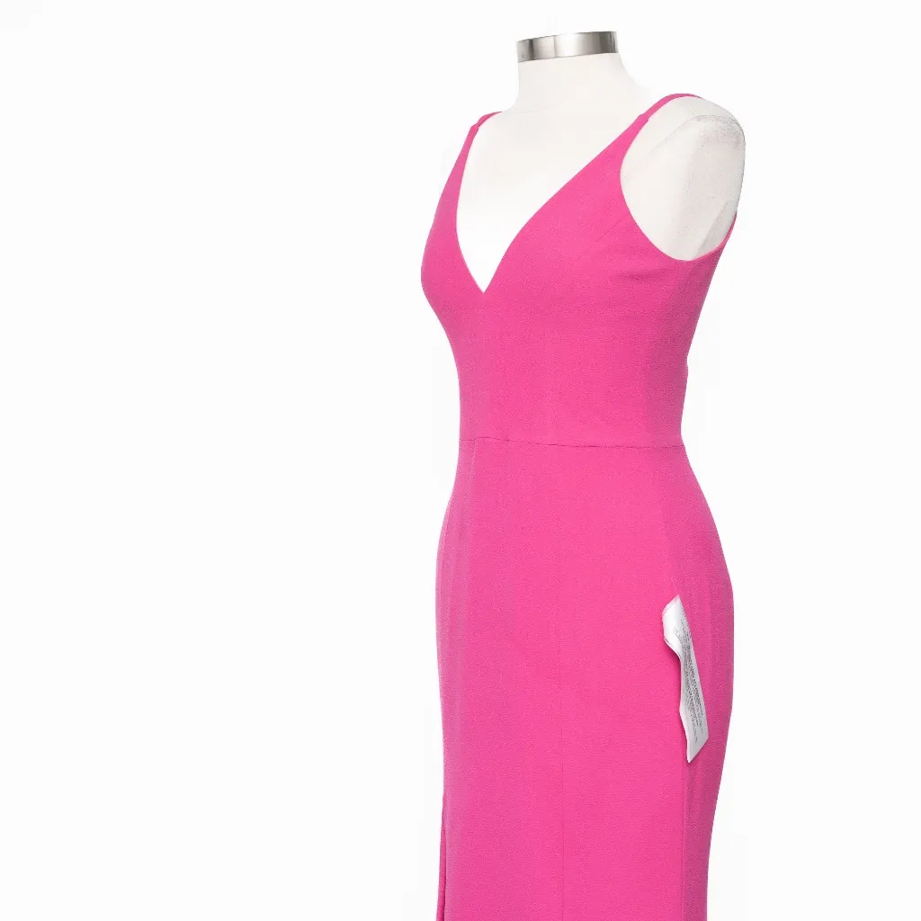 Dress The Population. Iris Slit Crepe Gown. - Image 12