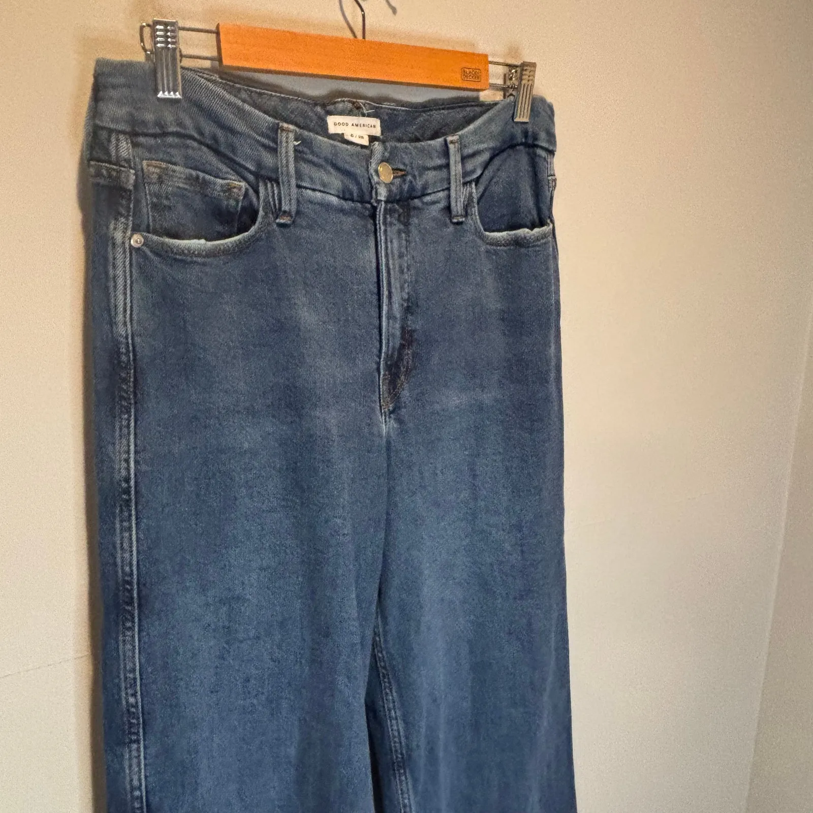Good American Good Skate Wide Leg Jeans - size 6/28 - Image 5