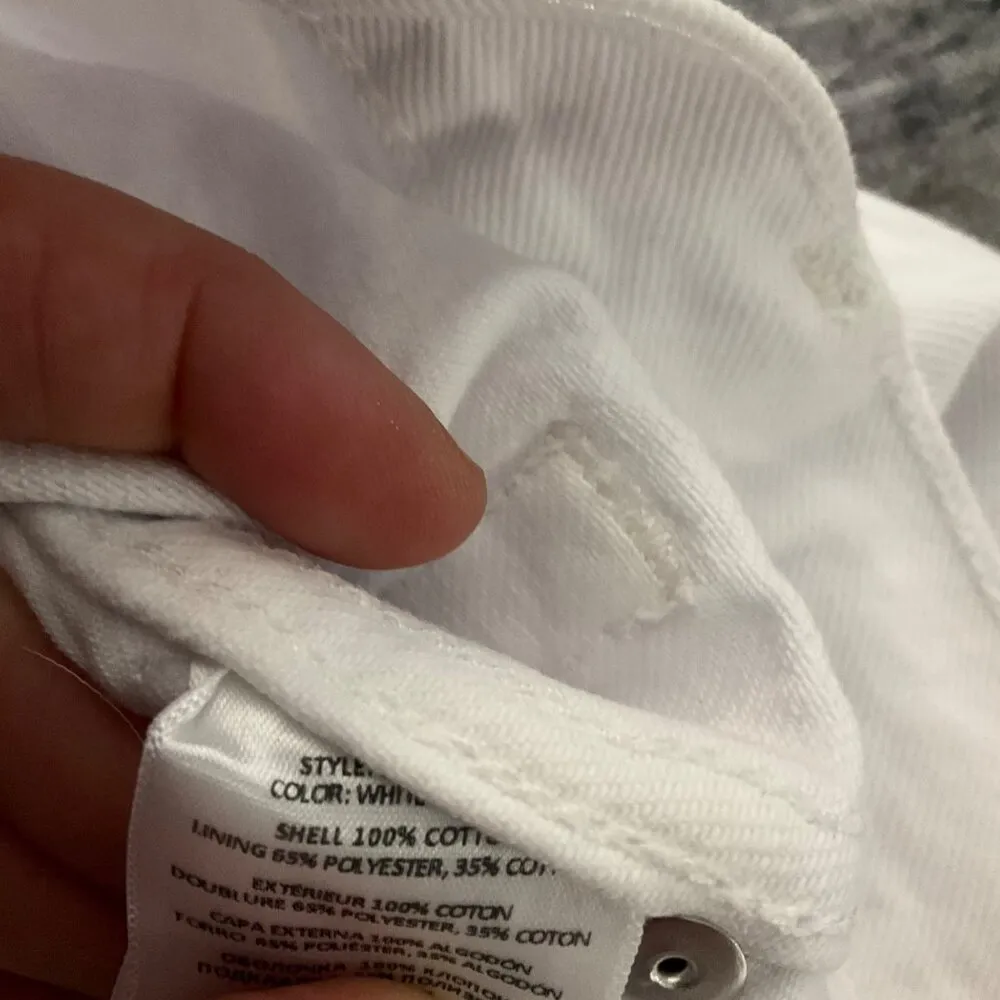 Re/Done 90s High Rise Loose White Denim Pants jeans casual classic cotton 28 - Image 5