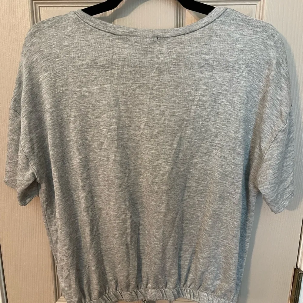 Moa Moa cropped top with drawstring hem - Image 5