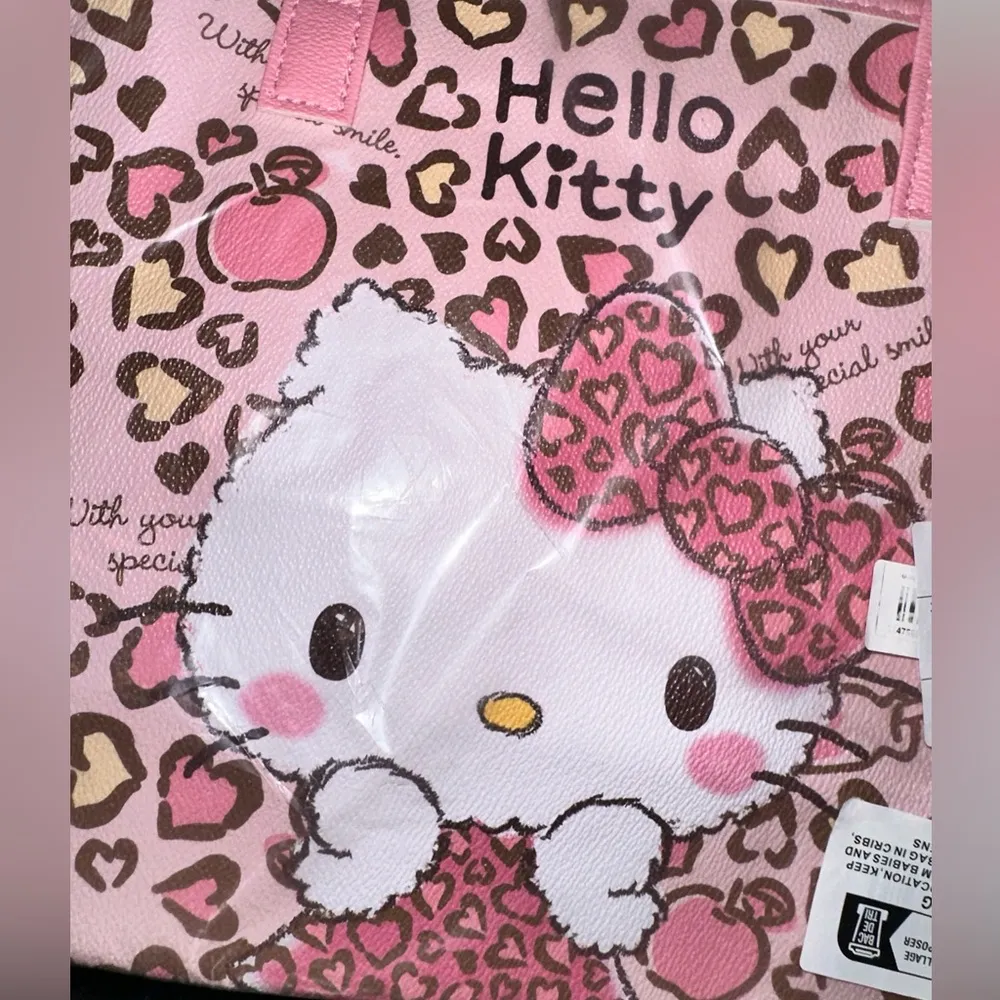 Sanrio Hello Kitty Leopard Print tote - Image 5
