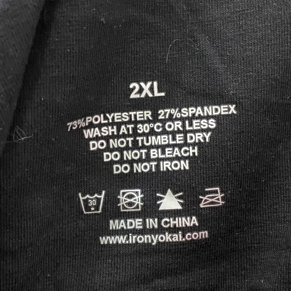 IRON YOKAI Eri Bra Printed Devil Dog Sports Bra Size 2XL - Image 8