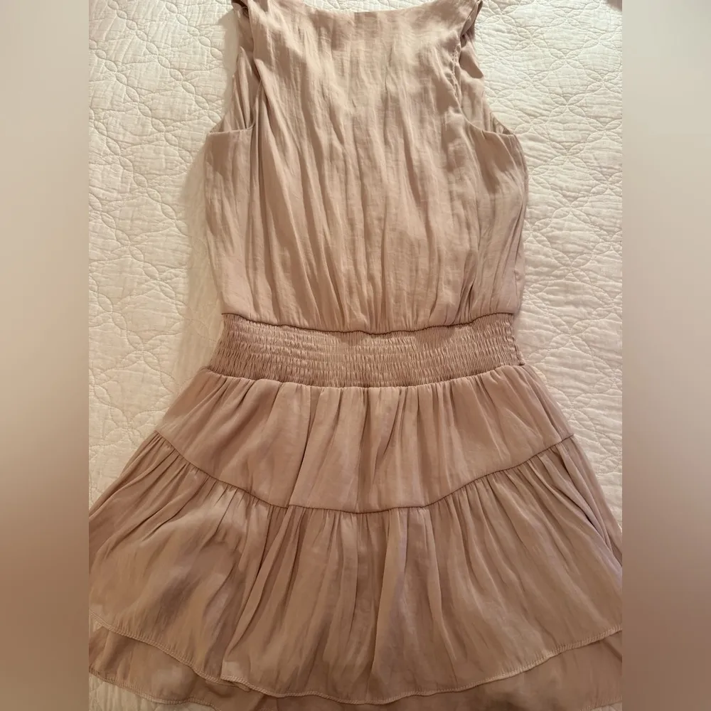 pink/ champagne color mustard seed brand dress, size medium. so cute!! - Image 2