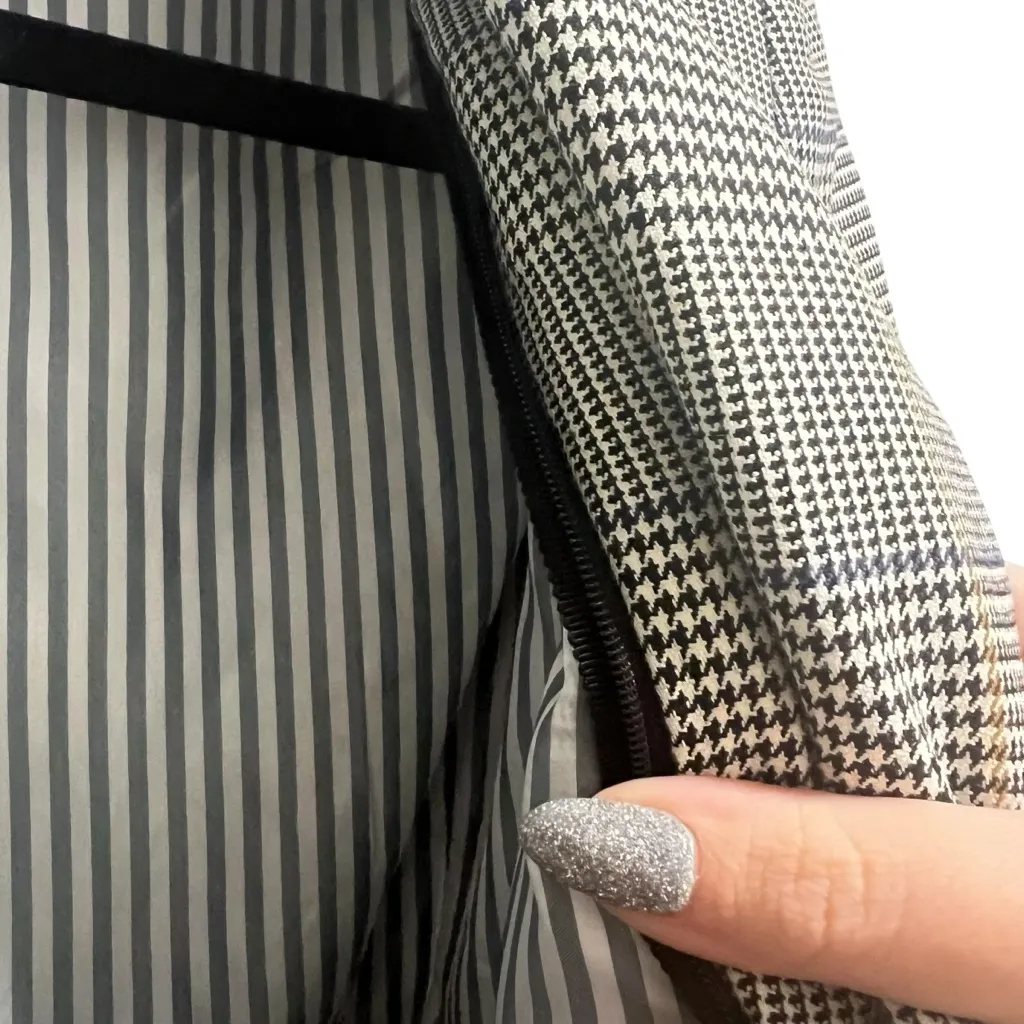 NEW NWT Veronica Beard Joshua Dickey Blazer Jacket In White Multi Houndstooth - Image 7