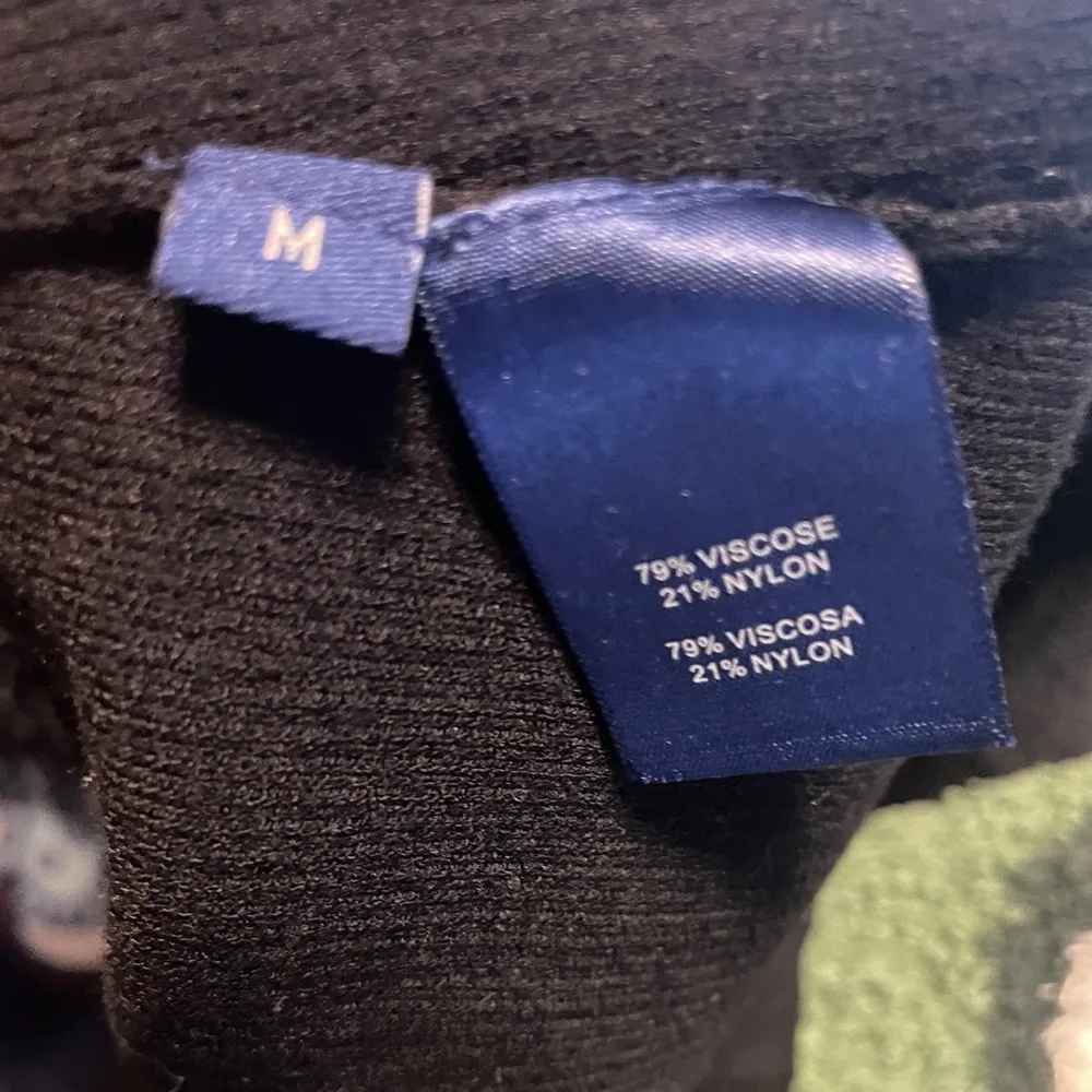 Don Caster Black Knit Basics Soft Sweater Size Medium - Image 6